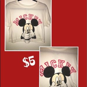Mickey Mouse crop top 💫